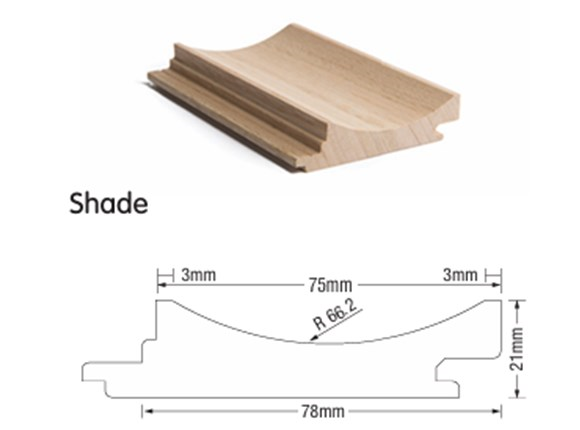 contour lining board shade gp interior tas oak 1800x78x21 made to order